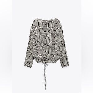 Zara size small Tie Blouse